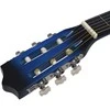 Klasikinė gitara su dėklu pradedantiesiems, mėlyna, 3/4 36"