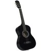 Klasikinė gitara su dėklu pradedantiesiems, juoda, 3/4 36"