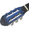 Klasikinė gitara su dėklu pradedantiesiems, mėlyna, 4/4 39"