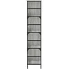 Knygų lentyna, pilka ąžuolo, 78,5x33x153cm, apdirbta mediena