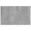 Knygų lentynos plokštės, 4vnt., betono pilkos, 80x50x1,5cm, MDP