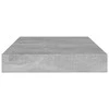 Knygų lentynos plokštės, 4vnt., betono, 100x10x1,5cm, MDP