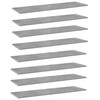 Knygų lentynos plokštės, 8vnt., betono, 100x30x1,5cm, MDP