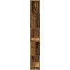 Knygų spinta, 5 aukštų, medienos, 80,5x23,5x162,5cm, mediena