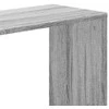 Knygų spinta, 5 aukštų, pilka, 80,5x23,5x162,5cm, mediena