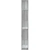 Knygų spinta, 5 aukštų, pilka, 80,5x23,5x162,5cm, mediena