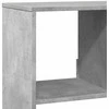 Knygų spinta, betono pilka, 100x33x125,5cm, apdirbta mediena
