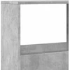 Knygų spinta, betono pilka, 100x33x155,5cm, apdirbta mediena