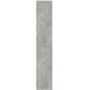 Knygų spinta, betono pilka, 100x33x187,5cm, apdirbta mediena