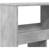 Knygų spinta, betono pilka, 100x33x187,5cm, apdirbta mediena