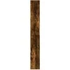 Knygų spinta, dūminio ąžuolo, 40x24x176cm, apdirbta mediena