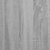 Knygų spinta, pilka ąžuolo, 100x36x189cm, apdirbta mediena