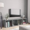 TV staliukas Knygų/televizoriaus spintelė, pilka, 143x30x36cm, mediena
