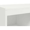 Komoda, baltos spalvos, 68x39x111,5 cm, plienas