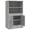 Komoda, betono pilka, 60x35,5x103,5cm, apdirbta mediena