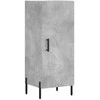 Komoda, betono pilkos spalvos, 34,5x34x180cm, apdirbta mediena