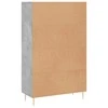 Komoda, betono pilkos spalvos, 69,5x31x115cm, apdirbta mediena