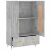 Komoda, betono pilkos spalvos, 69,5x31x115cm, apdirbta mediena