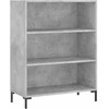 Komoda, betono pilkos spalvos, 69,5x34x180cm, apdirbta mediena