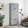 Komoda, betono pilkos spalvos, 69,5x34x180cm, apdirbta mediena