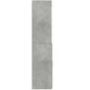 Komoda, betono pilkos spalvos, 80x42,5x185cm, apdirbta mediena