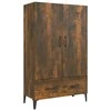 Komoda, dūminio ąžuolo spalvos, 70x31x115cm, apdirbta mediena
