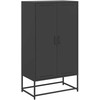 Komoda, juodos spalvos, 68,5x38,5x123,5cm, plienas