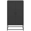 Komoda, juodos spalvos, 68,5x38,5x123,5cm, plienas