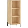 Komoda, sonoma ąžuolo spalvos, 34,5x34x180cm, apdirbta mediena
