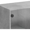 Komoda su durelėmis, betono, 68x37x142cm, apdirbta mediena