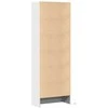 Komoda su LED, baltos, 69x32,5x200cm, apdirbta mediena