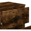 Komoda su stalčiais, dūminio ąžuolo, 91x35,5x74,5cm, mediena