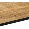 Konsolinis staliukas, 110x30x75cm, mango masyvas ir geležis