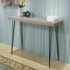 Konsolinis staliukas, 90x30x71,5 cm, pilkas