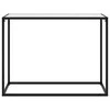 Konsolinis staliukas, baltas, 100x35x75cm, grūdintas stiklas