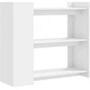 Konsolinis staliukas, baltas, 100x35x90cm, apdirbta mediena