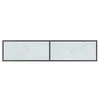 Konsolinis staliukas, baltas, 160x35x75,5cm, grūdintas stiklas