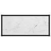 Konsolinis staliukas, baltas, 80x35x75cm, grūdintas stiklas