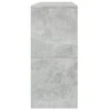 Konsolinis staliukas, betono, 100x35x76,5cm, apdirbta mediena