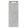 Konsolinis staliukas, betono, 80x30x80cm, apdirbta mediena