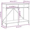 Konsolinis staliukas, juodas, 100x39x78,5cm, apdirbta mediena