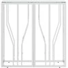 Konsolinis staliukas, sidabrinis, 70x30x70cm, plienas/stiklas