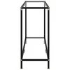 Konsolinis staliukas, skaidrus, 120x35x75cm, grūdintas stiklas