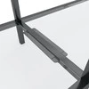Konsolinis staliukas, skaidrus, 160x35x75,5cm, stiklas