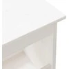 Koridoriaus suoliukas, baltas, 100x28x45cm, pušies masyvas