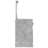 Kosmetinis staliukas, betono pilkas, 90x50x132,5cm, mediena
