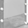 Kosmetinis staliukas su LED, betono pilkas, 100x40x130cm