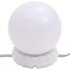 Kosmetinis staliukas su LED, dūminio ąžuolo, 86,5x35x136cm