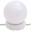 Kosmetinis staliukas su LED, juodas, 86,5x35x136cm