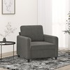 Sofa Krėslas, tamsiai pilkos spalvos, 60cm, aksomas